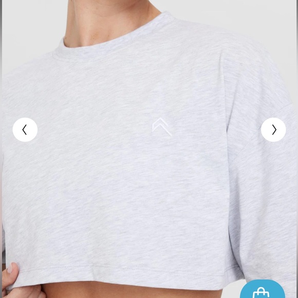 ONER ACTIVE RELAXED CROP LIGHTWEIGHT SHIRT - Picture 3 of 9